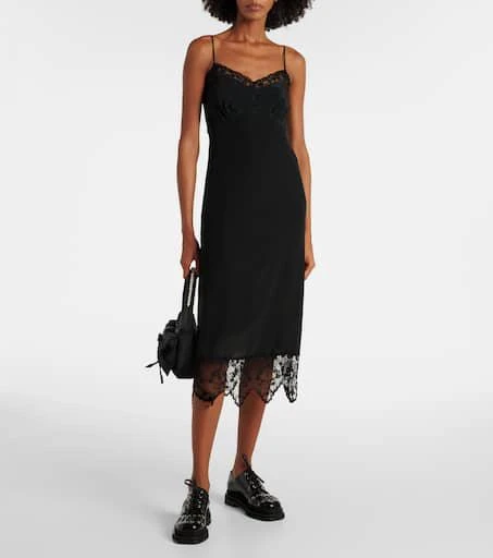 商品Simone Rocha|Lace-trimmed slip dress,价格¥4317,第2张图片详细描述