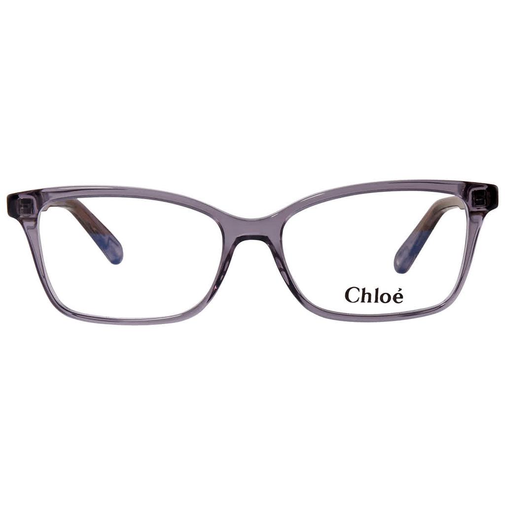 Chloe Ladies Grey Square Eyeglass Frames CE2742 035 53商品第2张图片规格展示