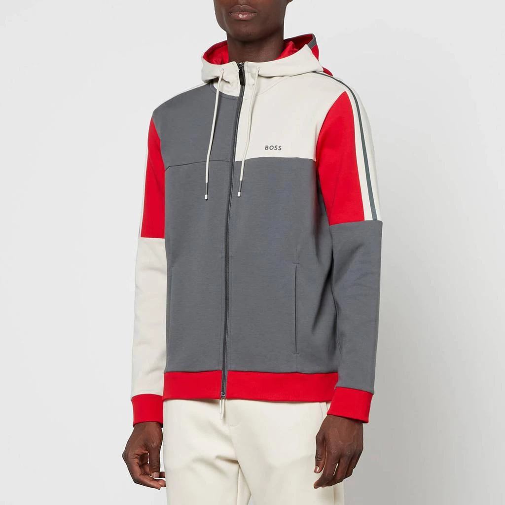 商品Hugo Boss|BOSS Athleisure Saggy 1 Stretch Cotton-Jersey Zip Hoodie,价格¥714,第1张图片