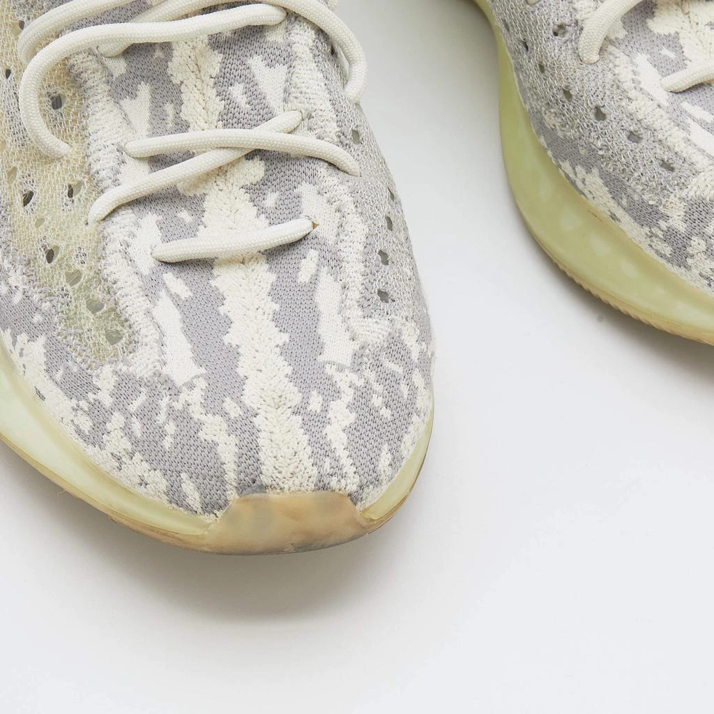 Yeezy x Adidas Grey/White Knit Fabric Boost 380 Alien Sneakers Size 46 2/3 商品