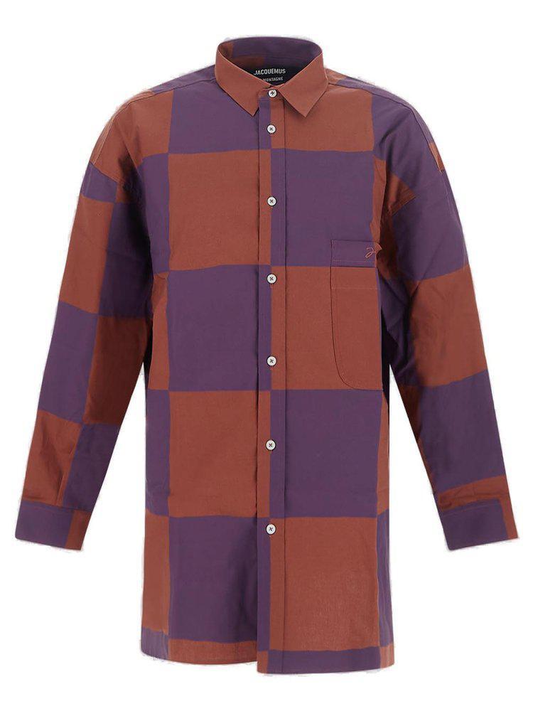 商品Jacquemus|Jacquemus Color-Block Long Sleeved Shirt,价格¥1945,第1张图片