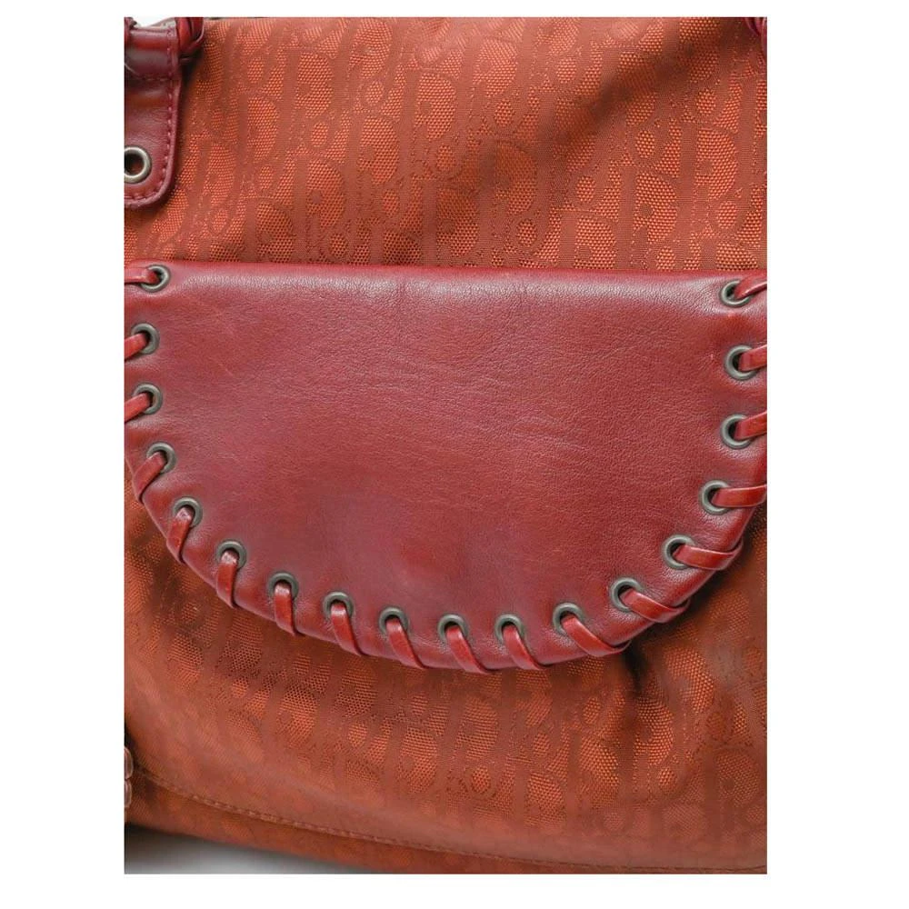 Dior Burgundy Jacquard Ethnic Zipped Tote Bag 商品