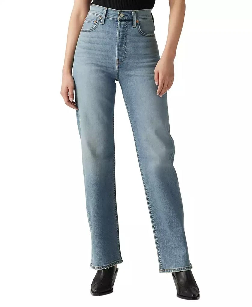 商品Levi's|Women's Ribcage High-Rise Straight-Leg Jeans,价格¥423,第1张图片