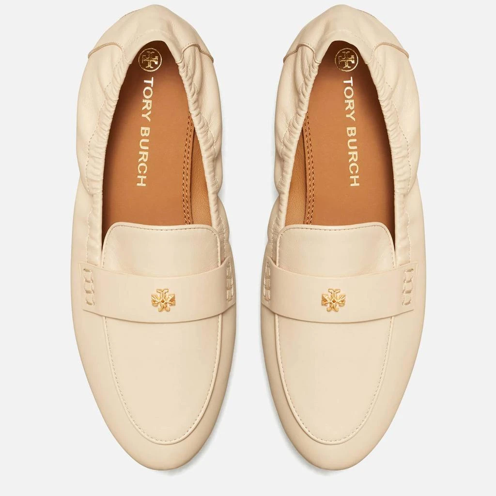 商品Tory Burch|Tory Burch Women's Ballet Leather Loafers - New Cream,价格¥1388,第3张图片详细描述