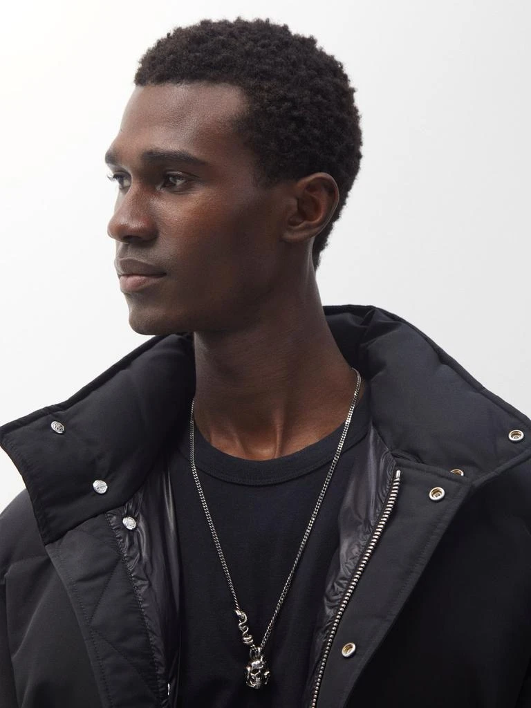 商品Alexander McQueen|Skull and snake pendant necklace,价格¥3529,第2张图片详细描述