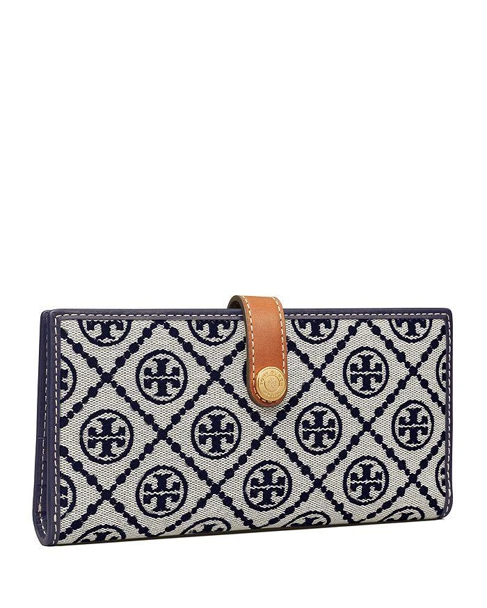 商品Tory Burch|T Monogram Slim Zip Wallet,价格¥1923,第3张图片详细描述