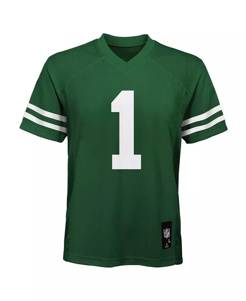 商品Outerstuff|Big Boys and Girls Ahmad Sauce Gardner Green New York Jets Replica Player Jersey,价格¥478,第3张图片详细描述