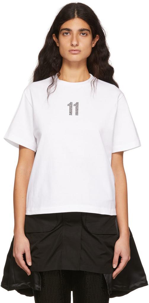 商品We11done|White Cotton T-Shirt,价格¥1847,第1张图片