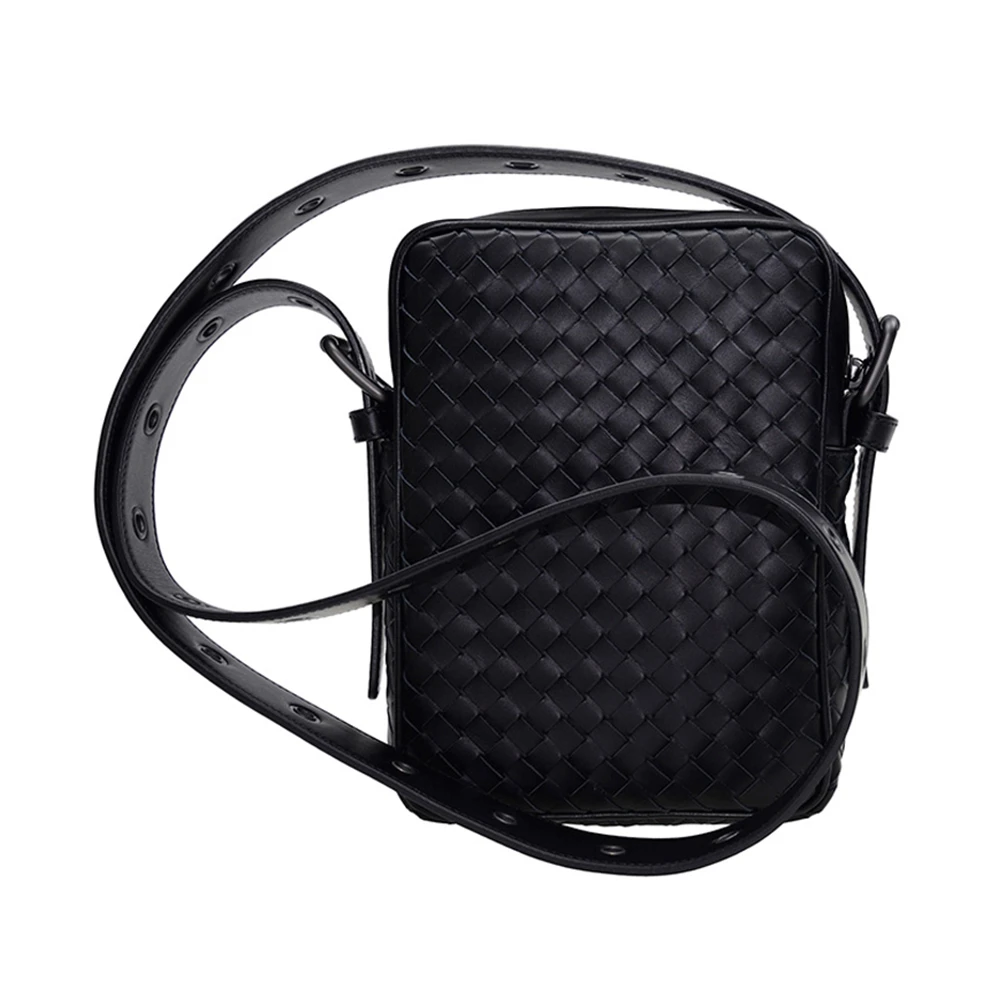 BOTTEGA VENETA 黑色中性斜挎包 163313-V4651-1000 商品