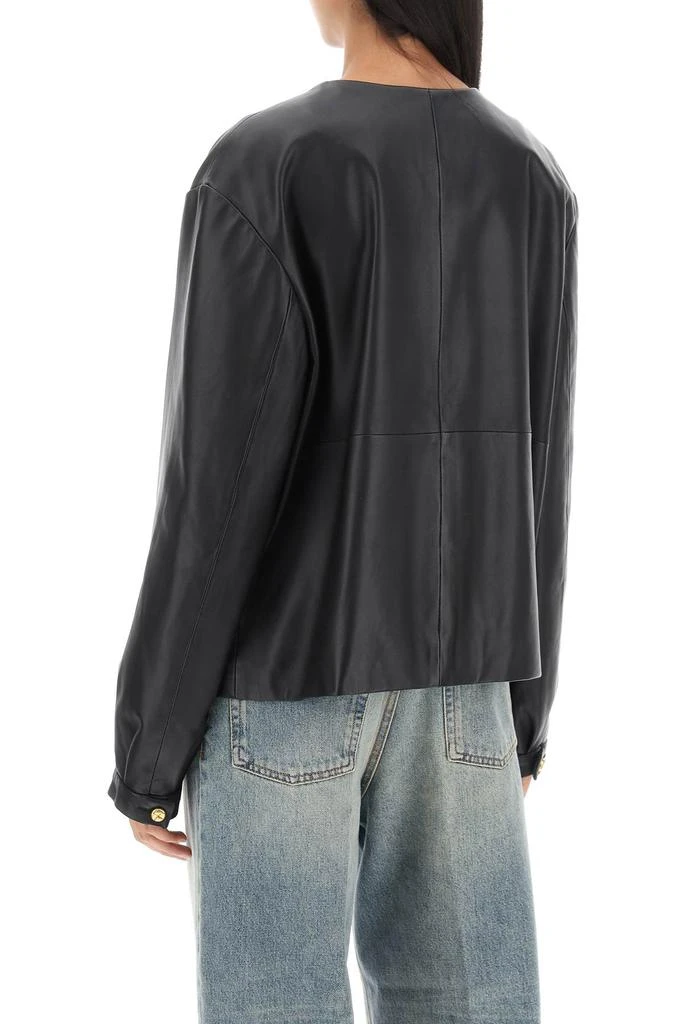 商品BLAZÉ MILANO|Vegas Baby Gliss Leather Jacket,价格¥11986,第3张图片详细描述