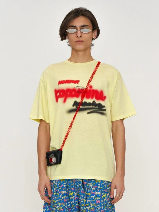 商品NORNOT|Regular Fit Dopamine T-Shirt Yellow,价格¥797,第1张图片