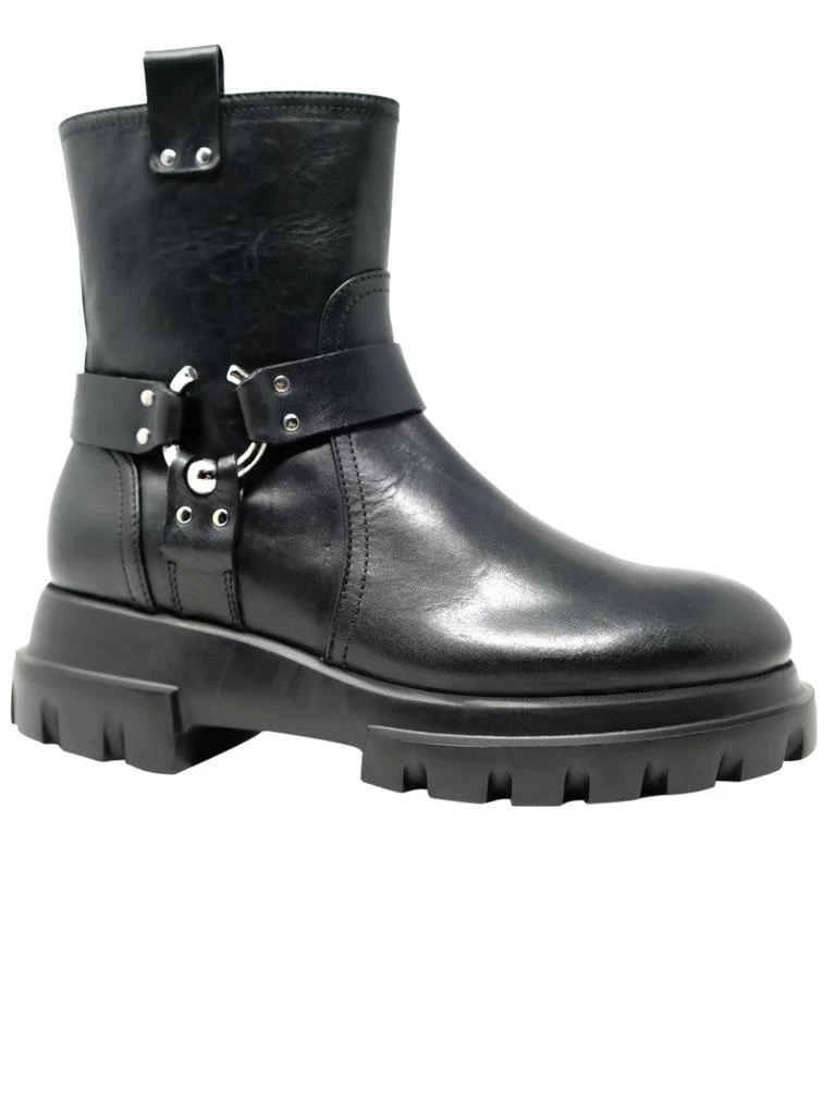 商品AGL|Agl Black Leather Ankle Boots,价格¥3191,第2张图片详细描述