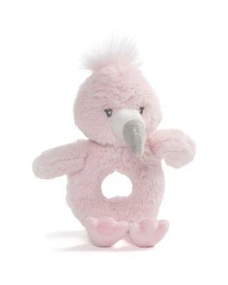 商品GUND|Flamingo Ring Rattle - Ages 0+,价格¥75,第1张图片详细描述