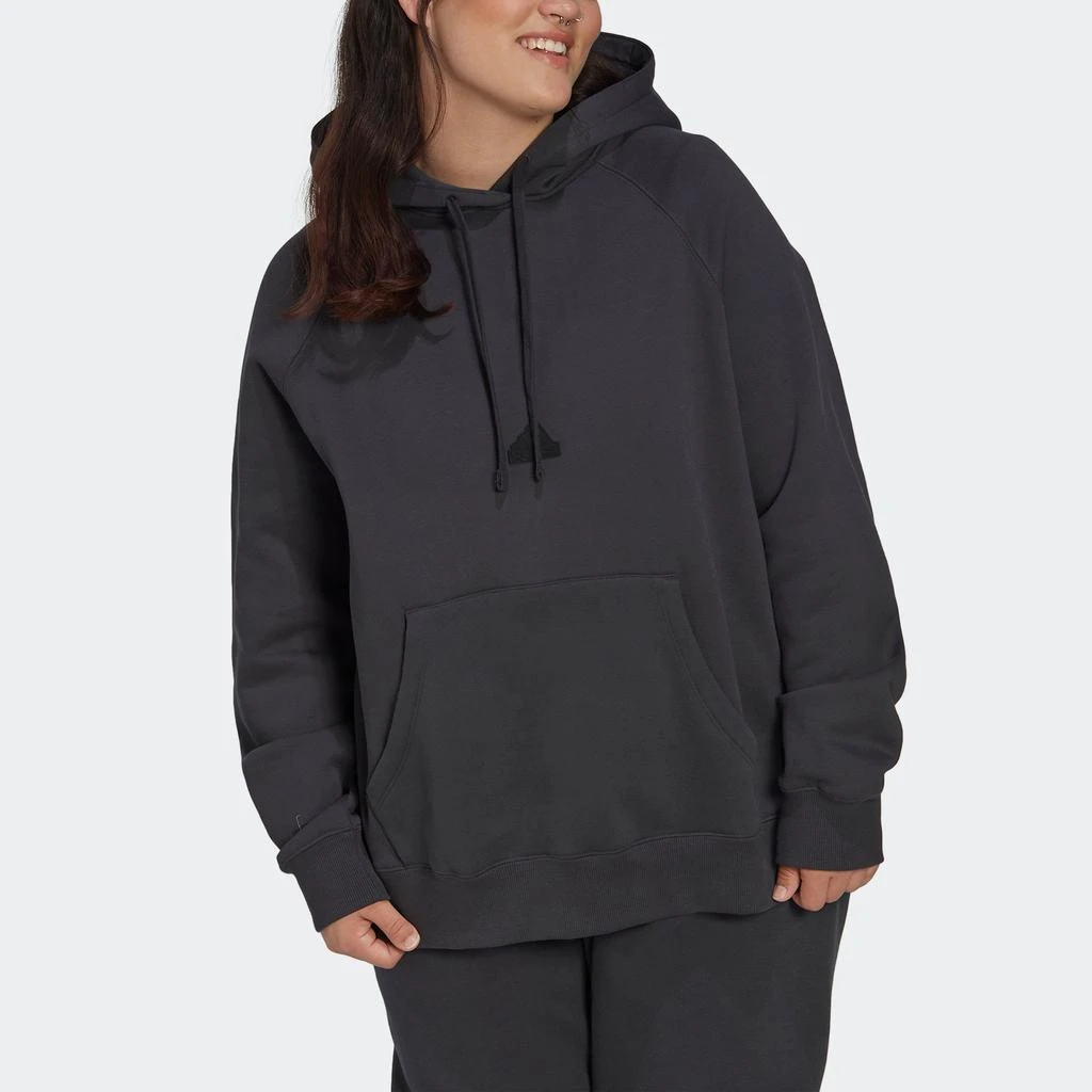商品Adidas|Women's adidas Oversized Hooded Sweatshirt (Plus Size),价格¥266,第1张图片