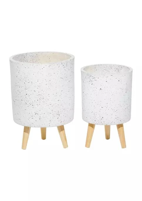 商品belk|Lane Contemporary Magnesium Oxide Planter   Set Of 2,价格¥1587,第5张图片详细描述