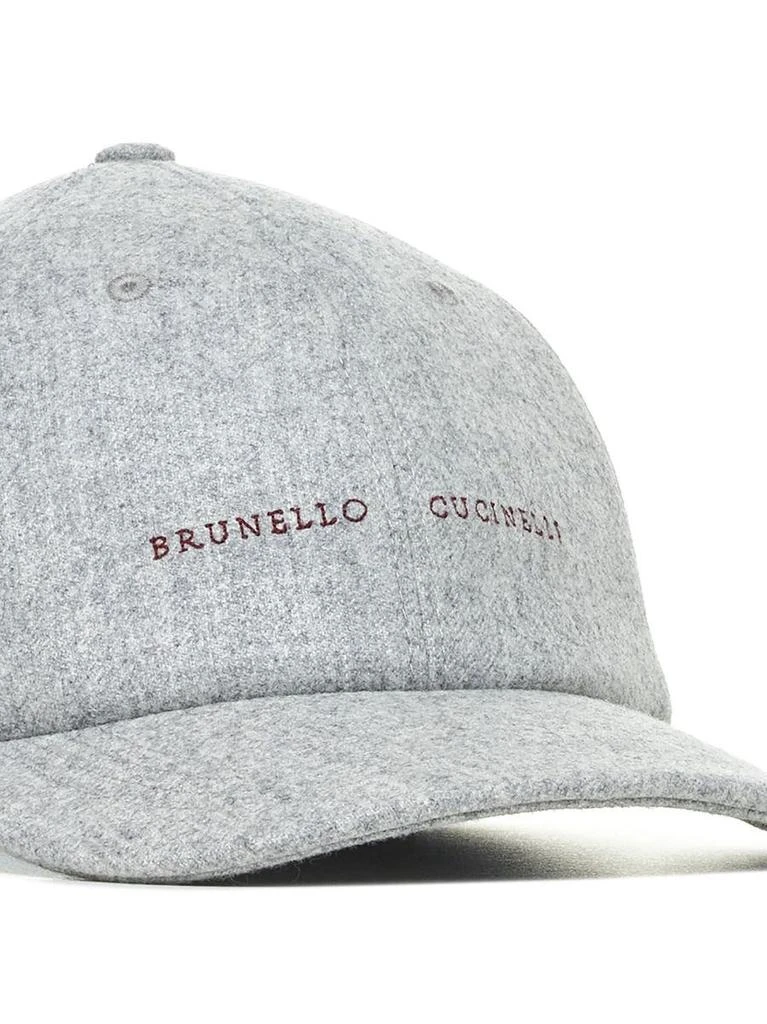 商品Brunello Cucinelli|Brunello Cucinelli Hats in Grey,价格¥3260,第4张图片详细描述