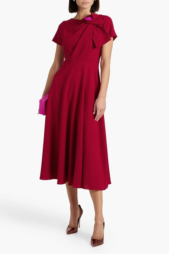 商品ROKSANDA|Bow-embellished crepe midi dress,价格¥6992,第2张图片详细描述