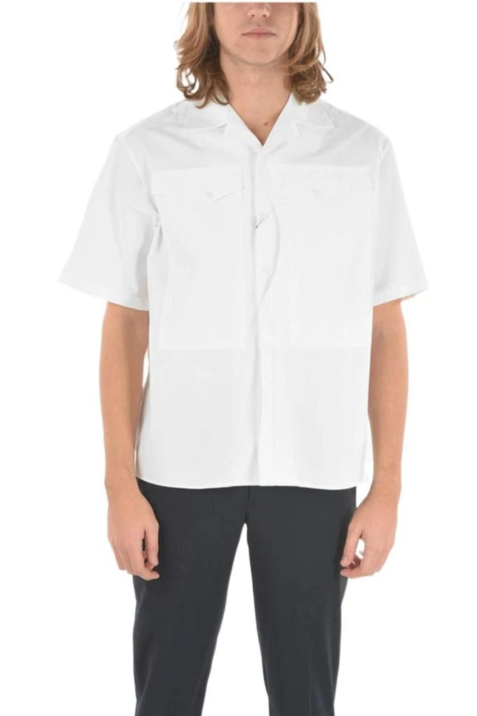 商品Neil Barrett|Neil barrett men's white other materials shirt,价格¥2925,第1张图片