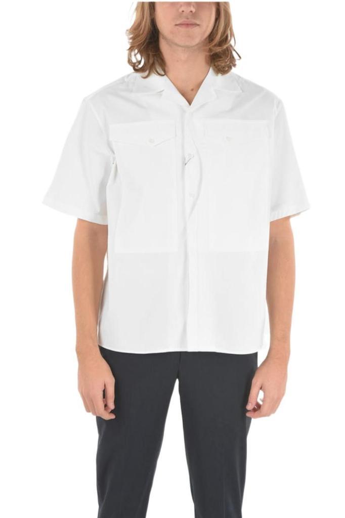 商品Neil Barrett|Neil Barrett Men's  White Other Materials Shirt,价格¥2811,第1张图片