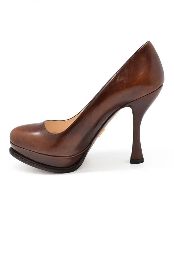 商品Prada|Luxury women's shoes jimmy choo red leather pumps,价格¥3664,第4张图片详细描述