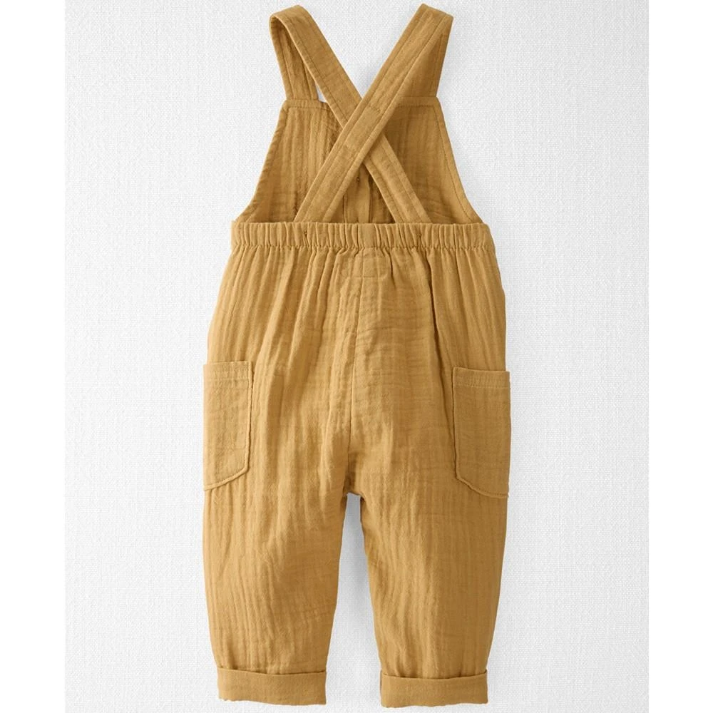 商品Carter's|Baby Boys or Baby Girls Organic Cotton Gauze Overalls,价格¥86,第2张图片详细描述