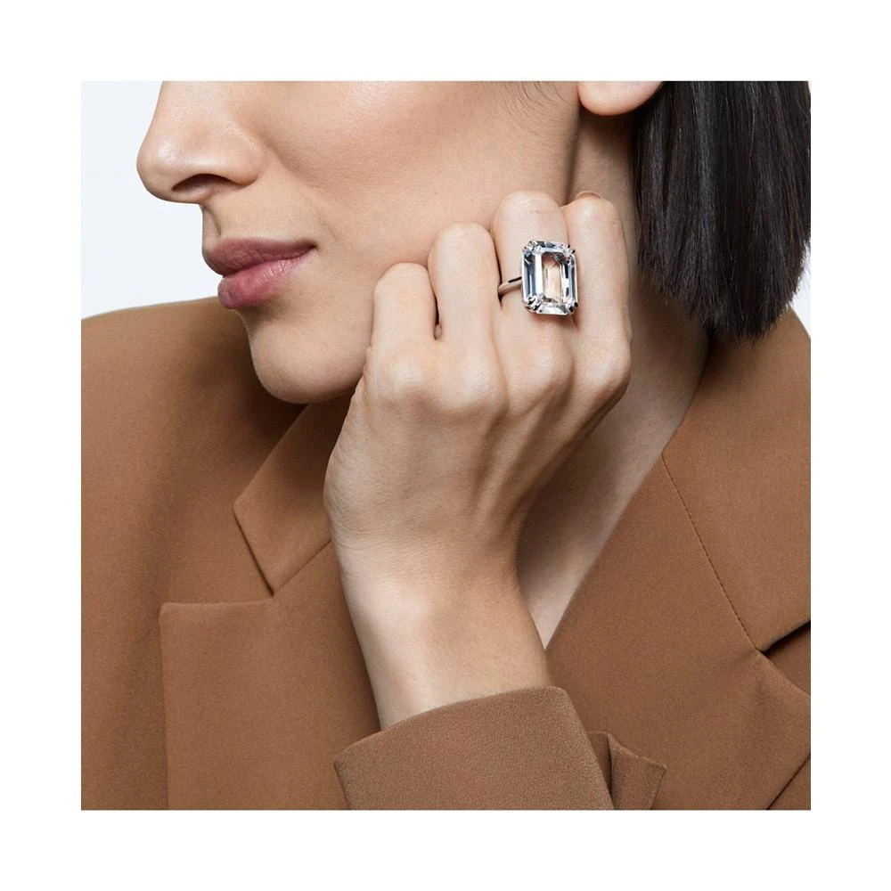 商品Swarovski|Mesmera Cocktail Octagon Cut Rhodium Plated Ring,价格¥735,第2张图片详细描述