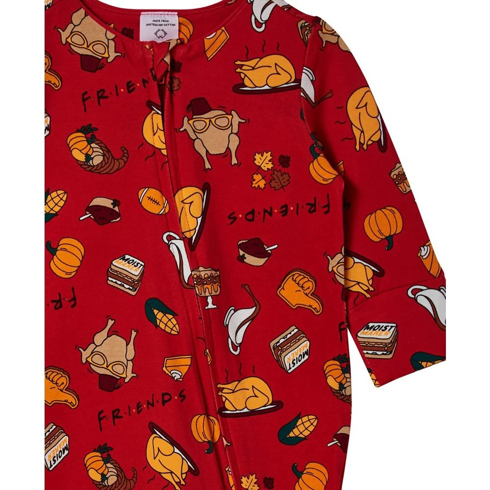商品Cotton On|Baby Boys Friends Thanksgiving Long Sleeve Zip Coverall,价格¥202,第3张图片详细描述