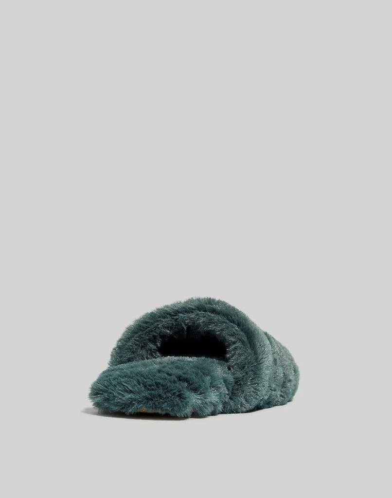 商品Madewell|Quilted Scuff Slippers in Recycled Faux Fur,价格¥278,第3张图片详细描述