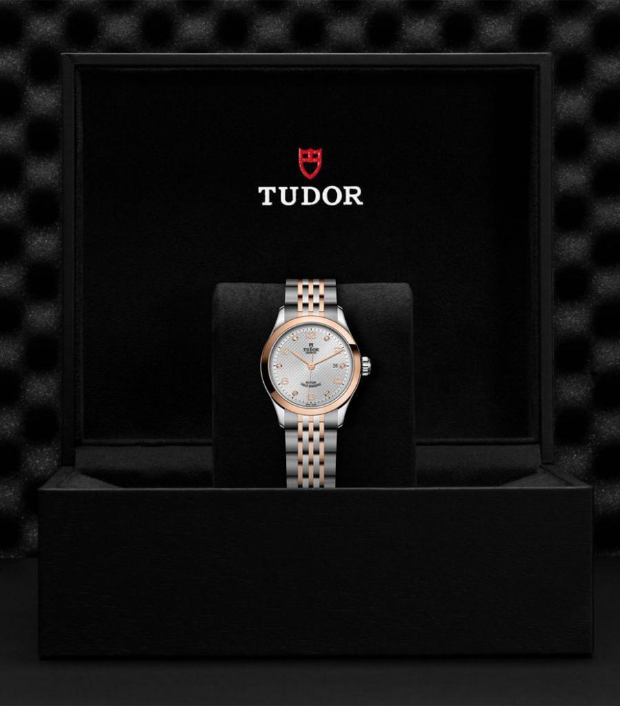 商品Tudor|1926 Stainless Steel, Rose Gold and Diamond Watch 28mm,价格¥24270,第4张图片详细描述