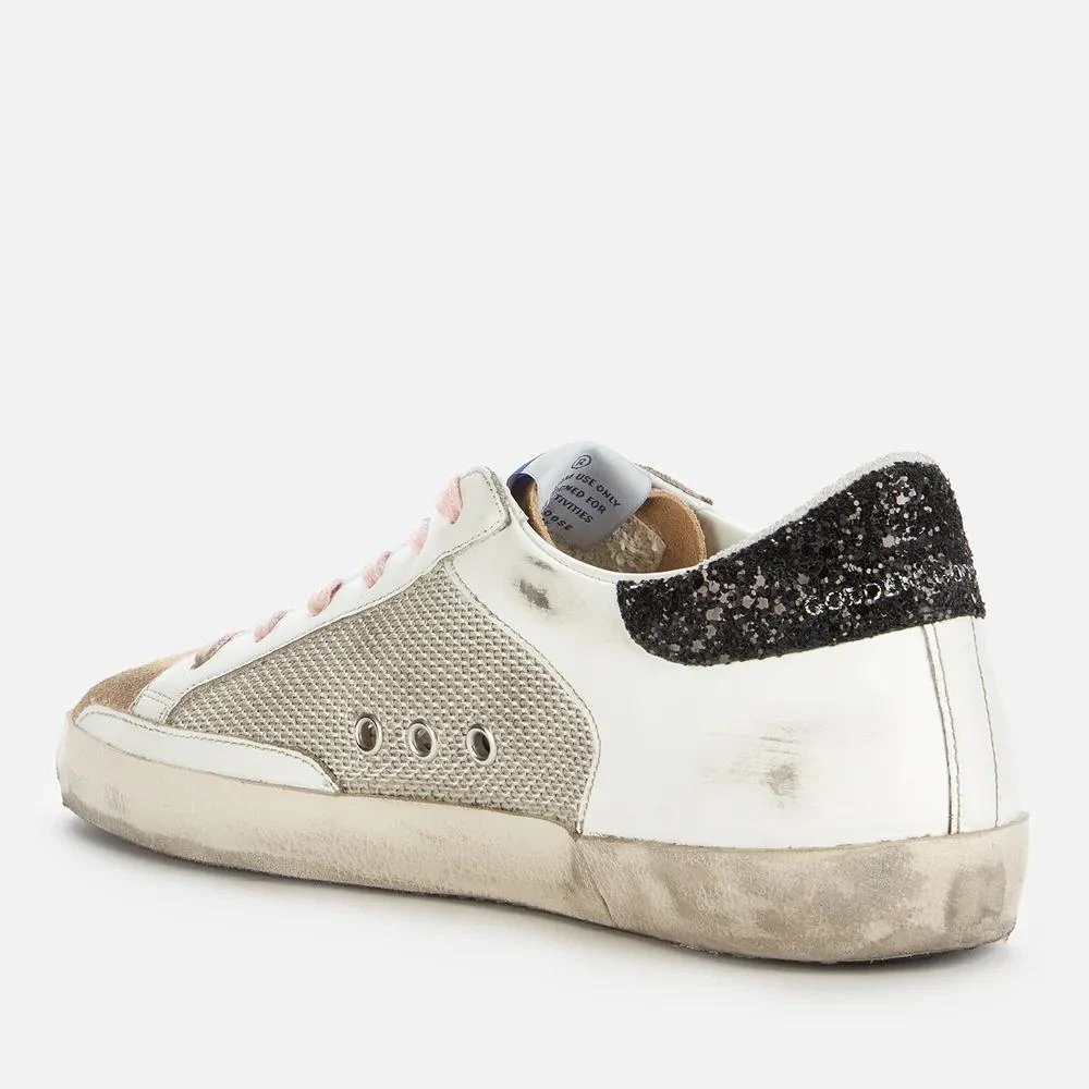 商品Golden Goose|Golden Goose Women's Superstar Mesh/Leather Trainers,价格¥3912,第2张图片详细描述