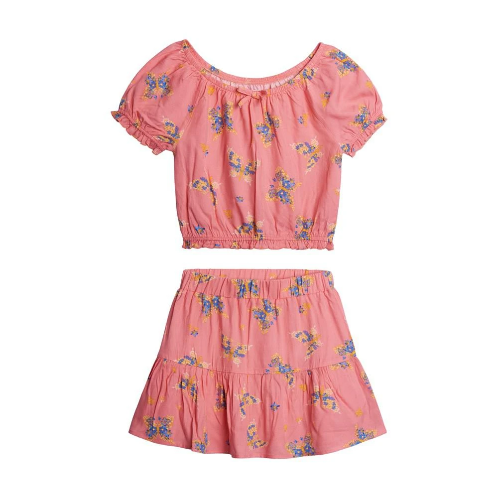 商品Epic Threads|Big Girls Butterfly Skirt and Top Set, Created For Macy's,价格¥133,第1张图片