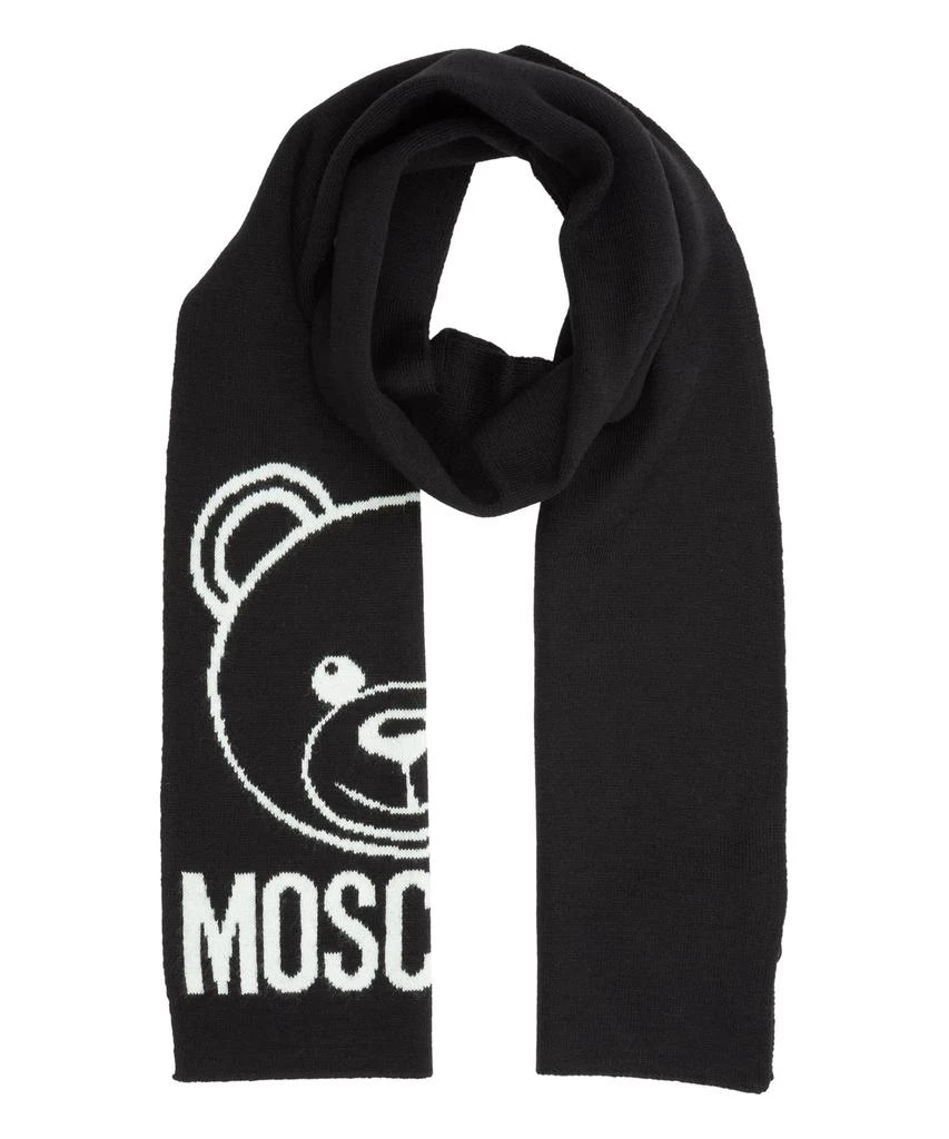 商品Moschino|Moschino Teddy Bear Wool Wool Scarf,价格¥773,第1张图片