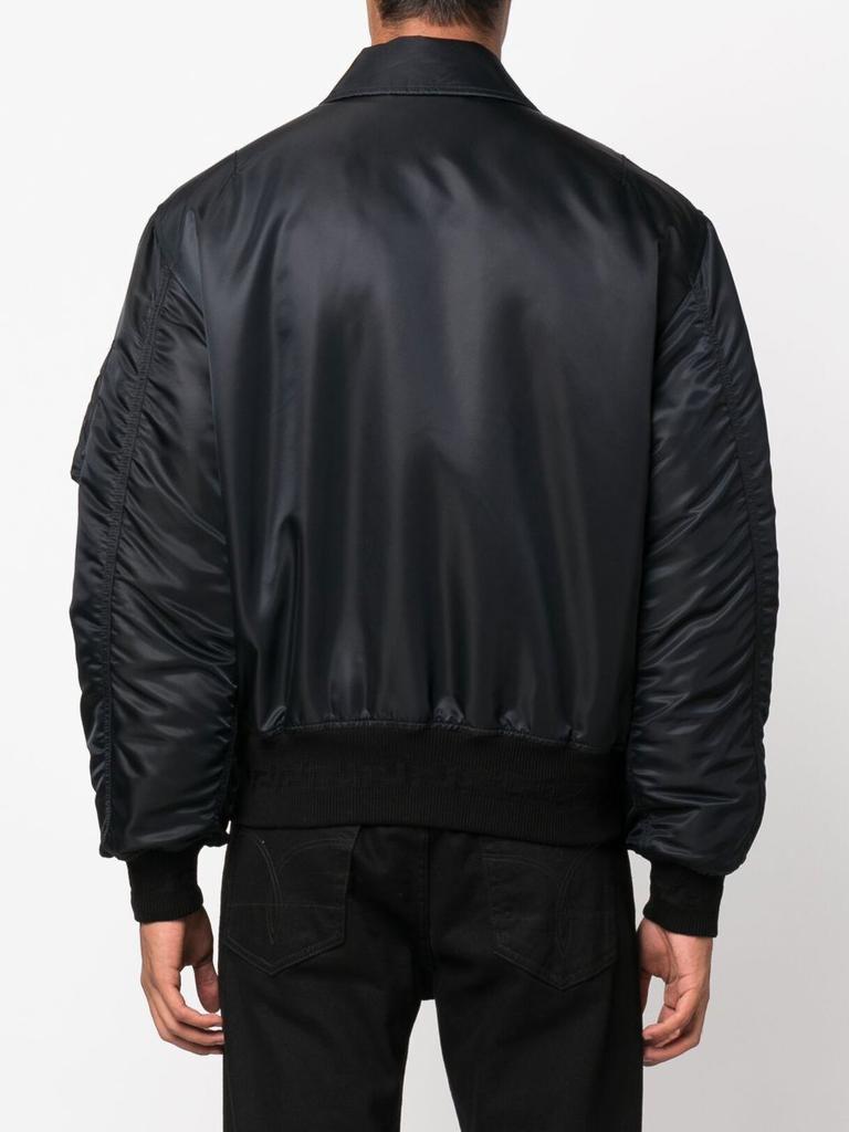 商品Versace|Logo patch bomber jacket,价格¥6631,第6张图片详细描述