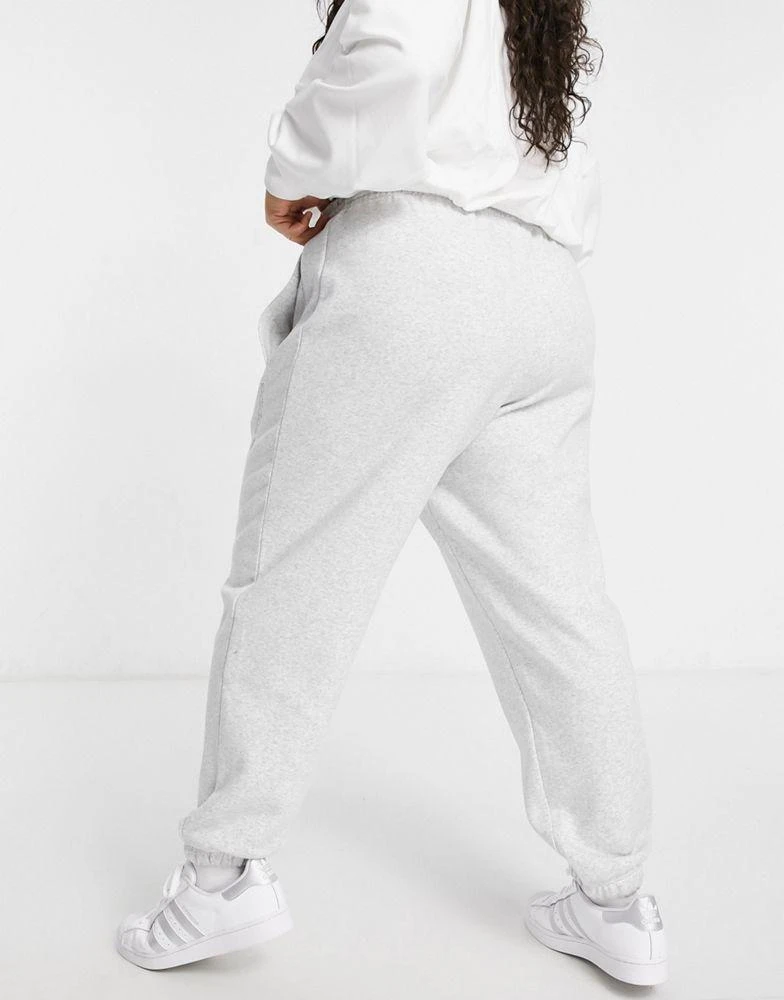 商品Adidas|adidas Originals 'Cosy Comfort' Plus oversized cuffed joggers in grey,价格¥172,第2张图片详细描述