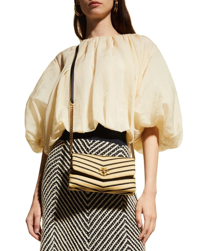 商品Tory Burch|Kira Envelope Flap Straw Chain Wallet,价格¥1690,第2张图片详细描述