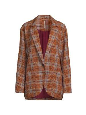 商品Free People|​Simply Plaid Blazer,价格¥355,第3张图片详细描述