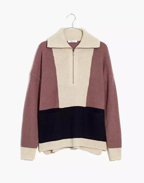 Glenbrook Half-Zip Pullover Sweater in Colorblock商品第4张图片规格展示