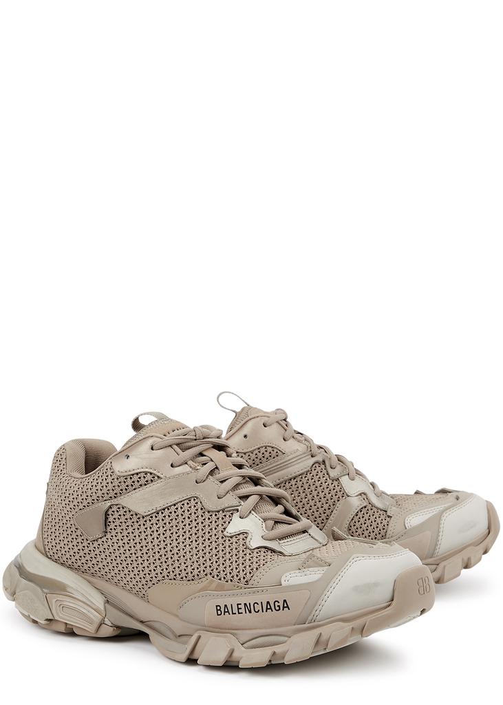 Track 3.0 taupe panelled mesh sneakers商品第2张图片规格展示