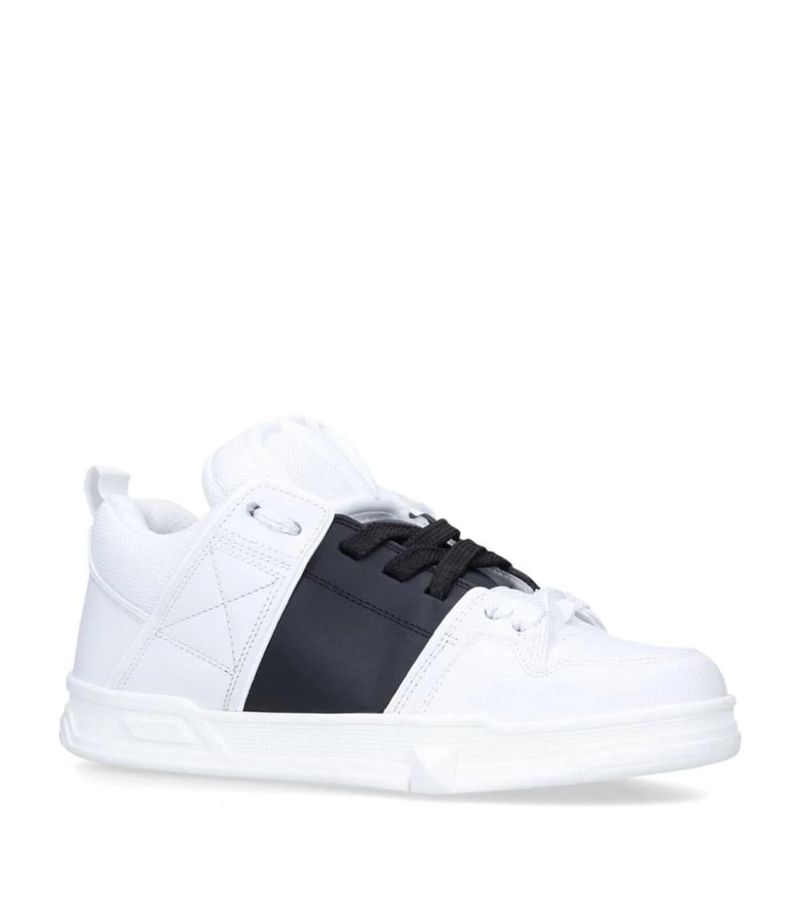 商品Valentino|Valentino Garavani Leather Open Skate Sneakers,价格¥5741,第1张图片