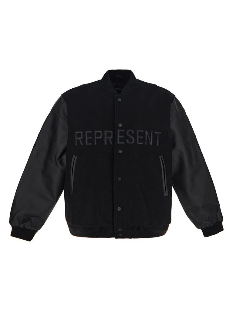 商品Represent|Logo Applique Bomber Jacket,价格¥2406,第1张图片