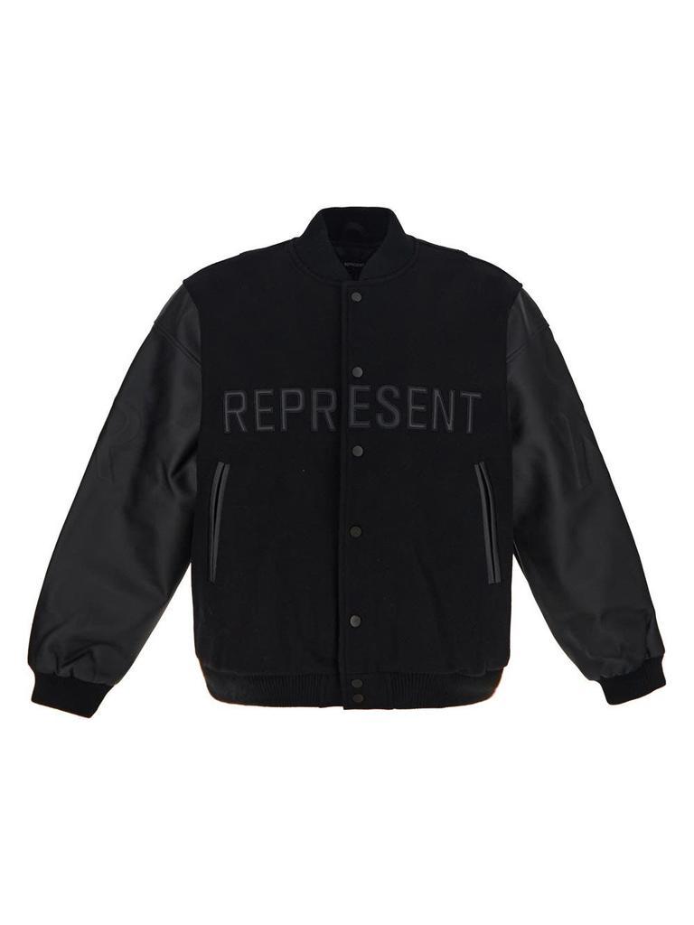 商品Represent|Logo Applique Bomber Jacket,价格¥2210,第1张图片