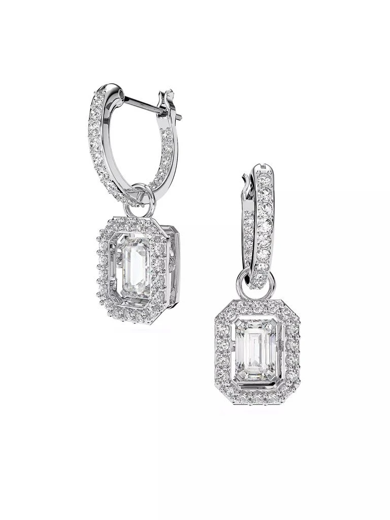 商品Swarovski|Una Rhodium-Plated & Crystal Drop Earrings,价格¥1112,第1张图片