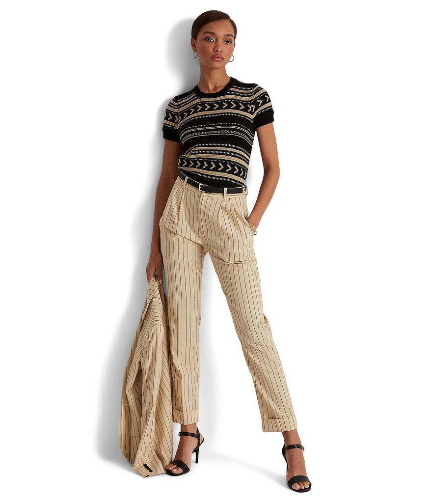 商品Ralph Lauren|Striped Short Sleeve Sweater,价格¥640,第6张图片详细描述