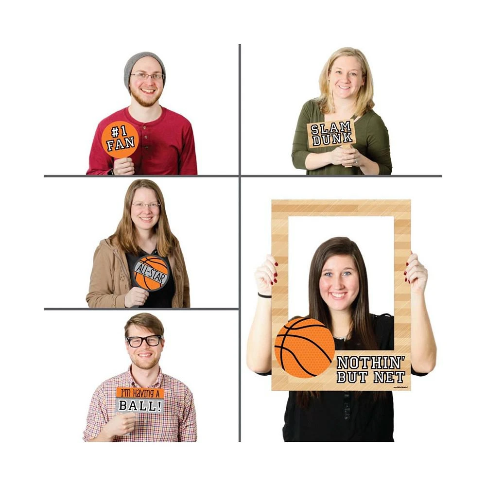 商品Big Dot of Happiness|Nothin' but Net - Basketball - Birthday Selfie Photo Booth Picture Frame & Props,价格¥224,第2张图片详细描述