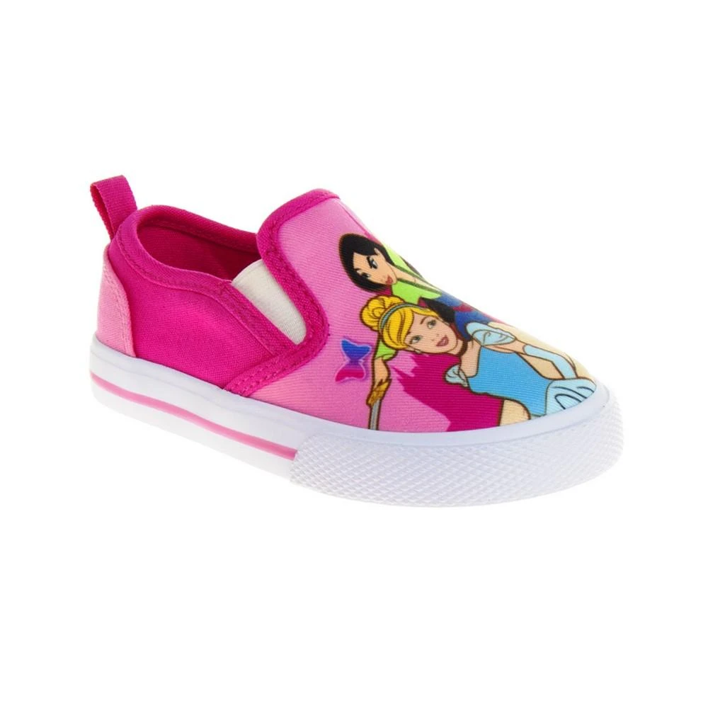 商品Disney|Little Girls Princess Slip On Canvas Sneakers,价格¥258,第1张图片