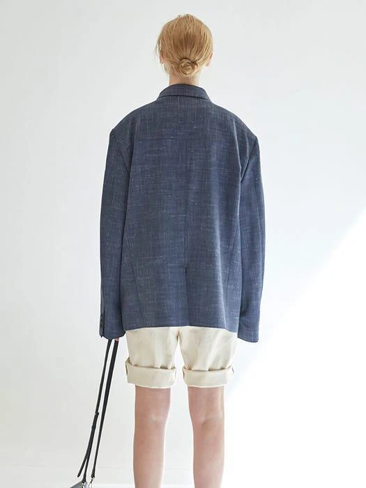 商品- Made in Korea|NAVY Wool Daddy Double Jacket [LIMITED EDITION],价格¥2620,第3张图片详细描述