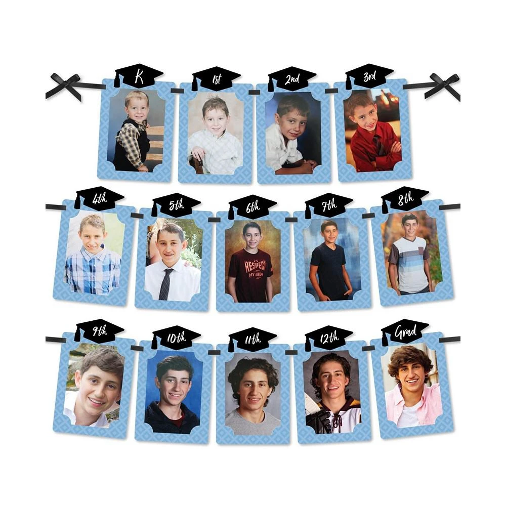 商品Big Dot of Happiness|Light Blue Grad Best is Yet to Come DIY Party Décor Picture Display Photo Banner,价格¥119,第1张图片