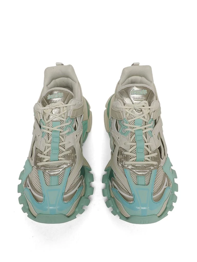 商品Balenciaga|Track 2.0 Open Sneakers Mint And Grey,价格¥3879,第4张图片详细描述