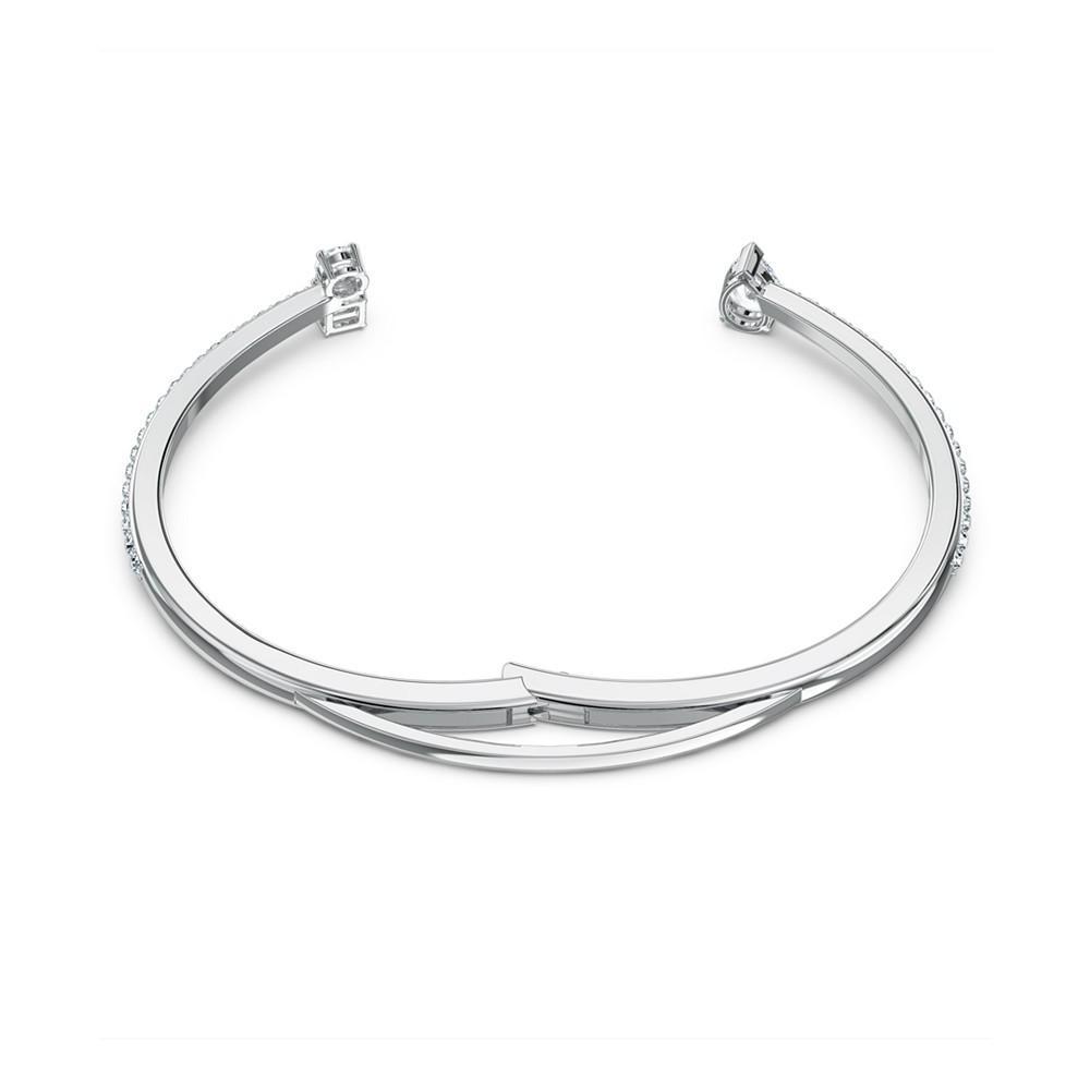 商品Swarovski|Silver-Tone Crystal Cuff Bracelet,价格¥749,第5张图片详细描述