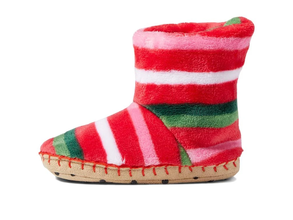 商品Hatley|Candy Cane Stripes Fleece Slippers (Toddler/Little Kid),价格¥83,第4张图片详细描述